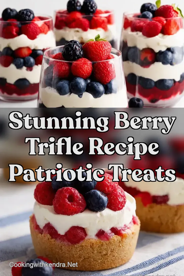 Stunning Berry Trifle Recipe Patriotic Treats