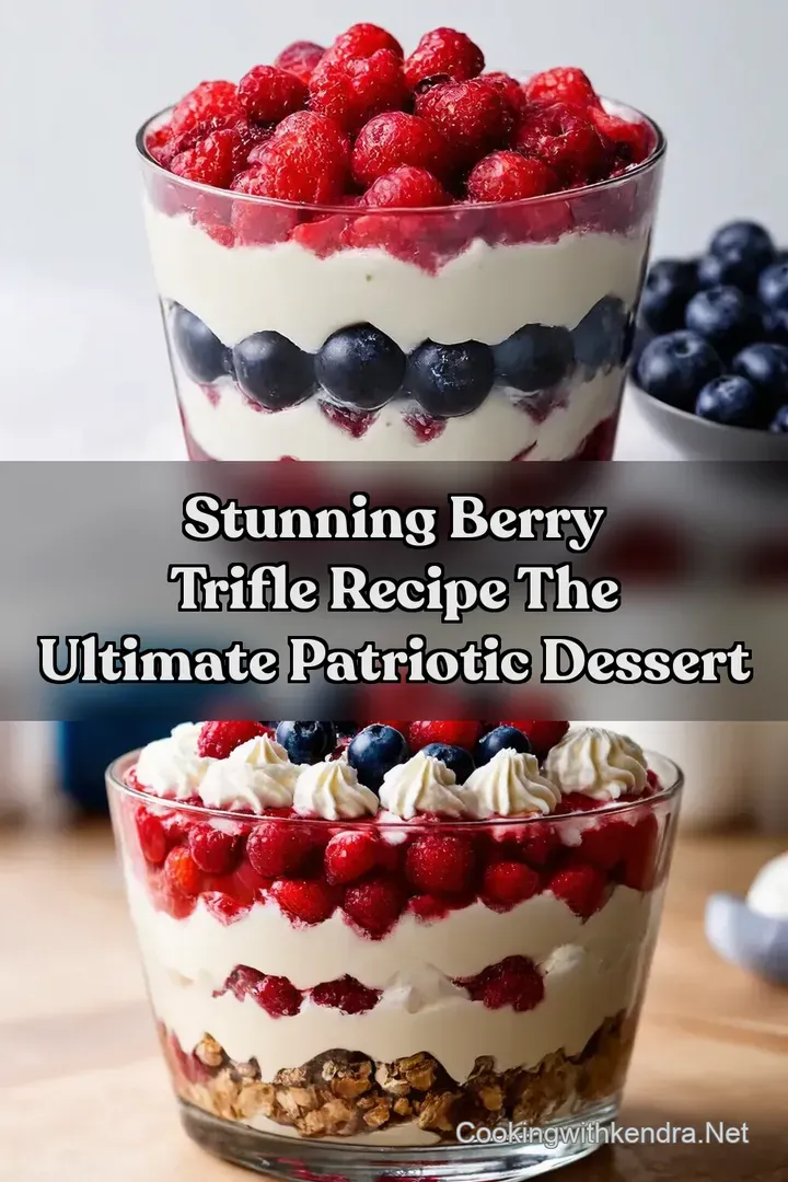 Stunning Berry Trifle Recipe The Ultimate Patriotic Dessert