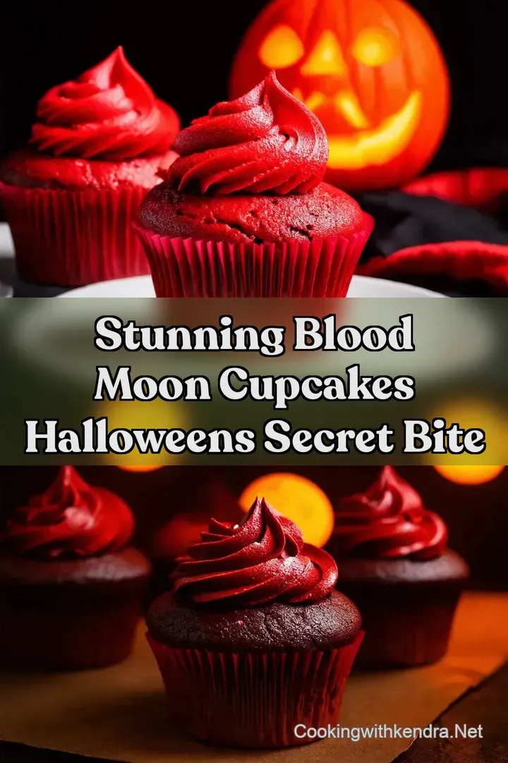 Stunning Blood Moon Cupcakes Halloweens Secret Bite