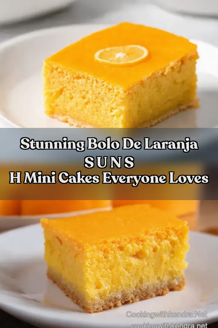 Stunning Bolo de Laranja s u n s h Mini Cakes Everyone Loves