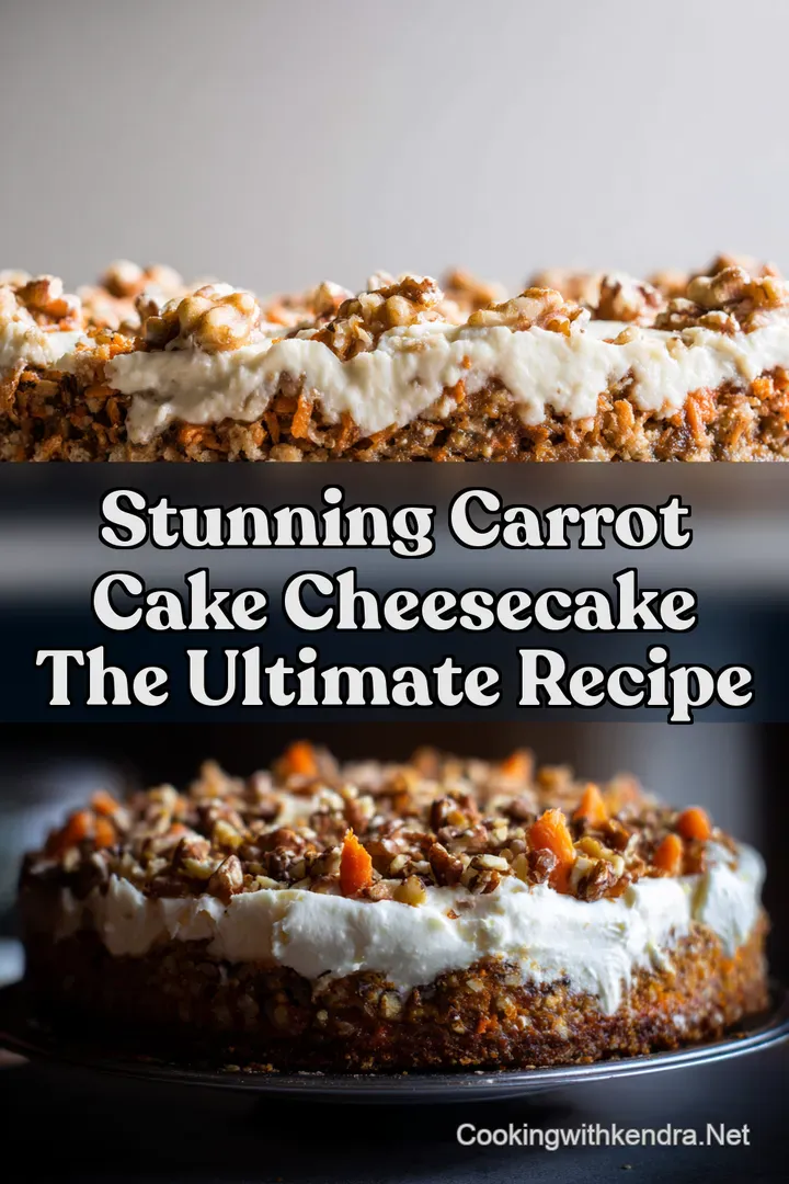 Stunning Carrot Cake Cheesecake The Ultimate Recipe