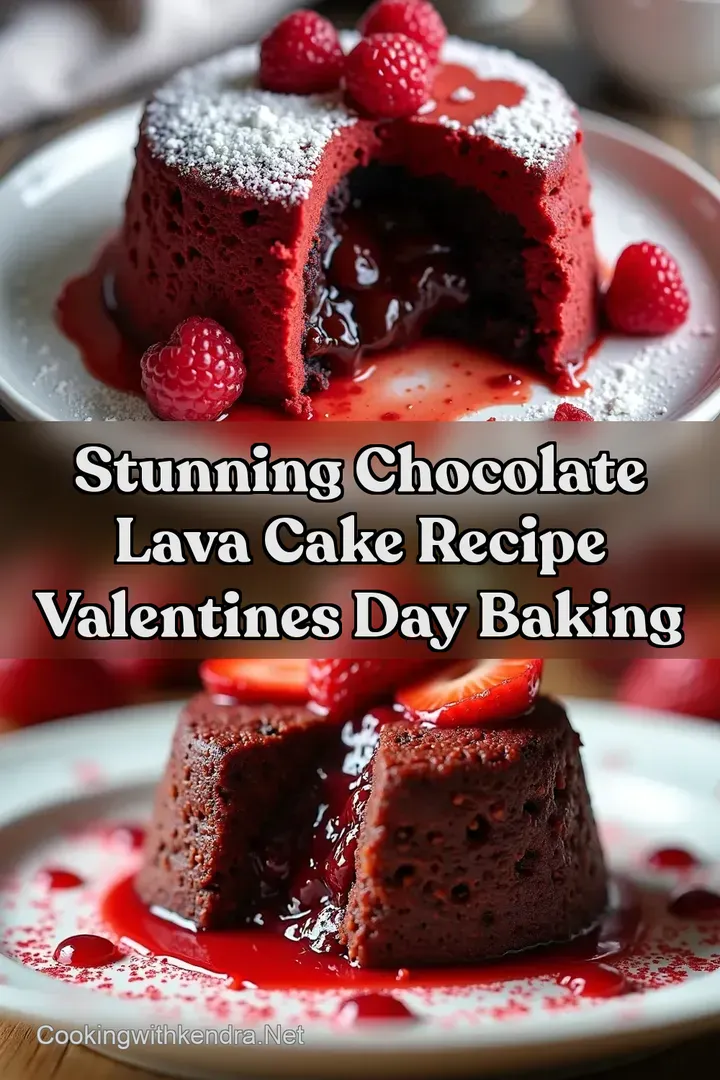 Stunning Chocolate Lava Cake Recipe Valentines Day Baking