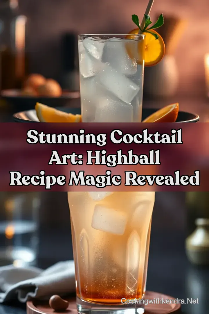 Stunning Cocktail Art: Highball Recipe Magic Revealed