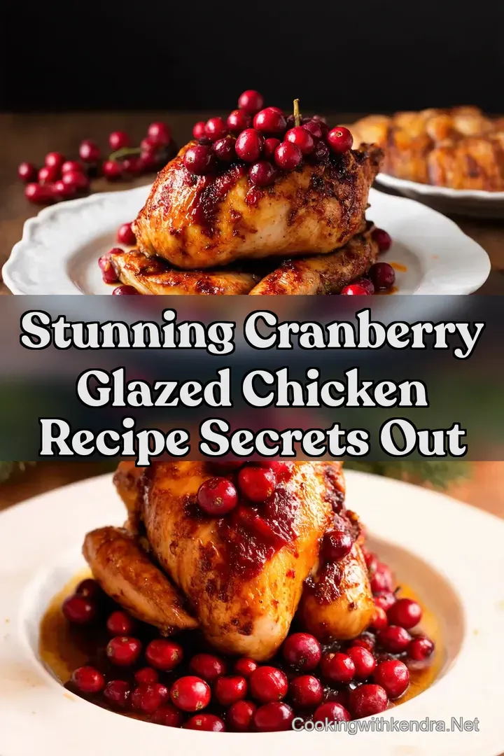Stunning Cranberry Glazed Chicken Recipe Secrets Out