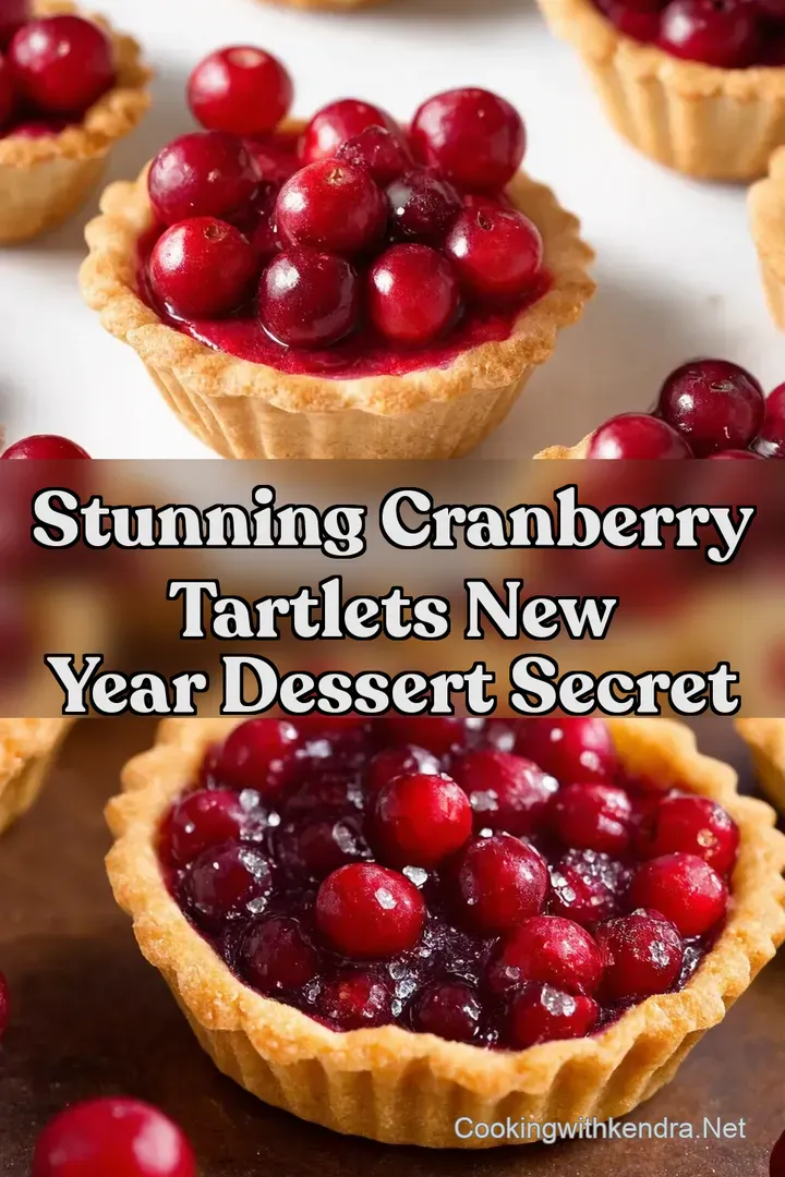 Stunning Cranberry Tartlets New Year Dessert Secret