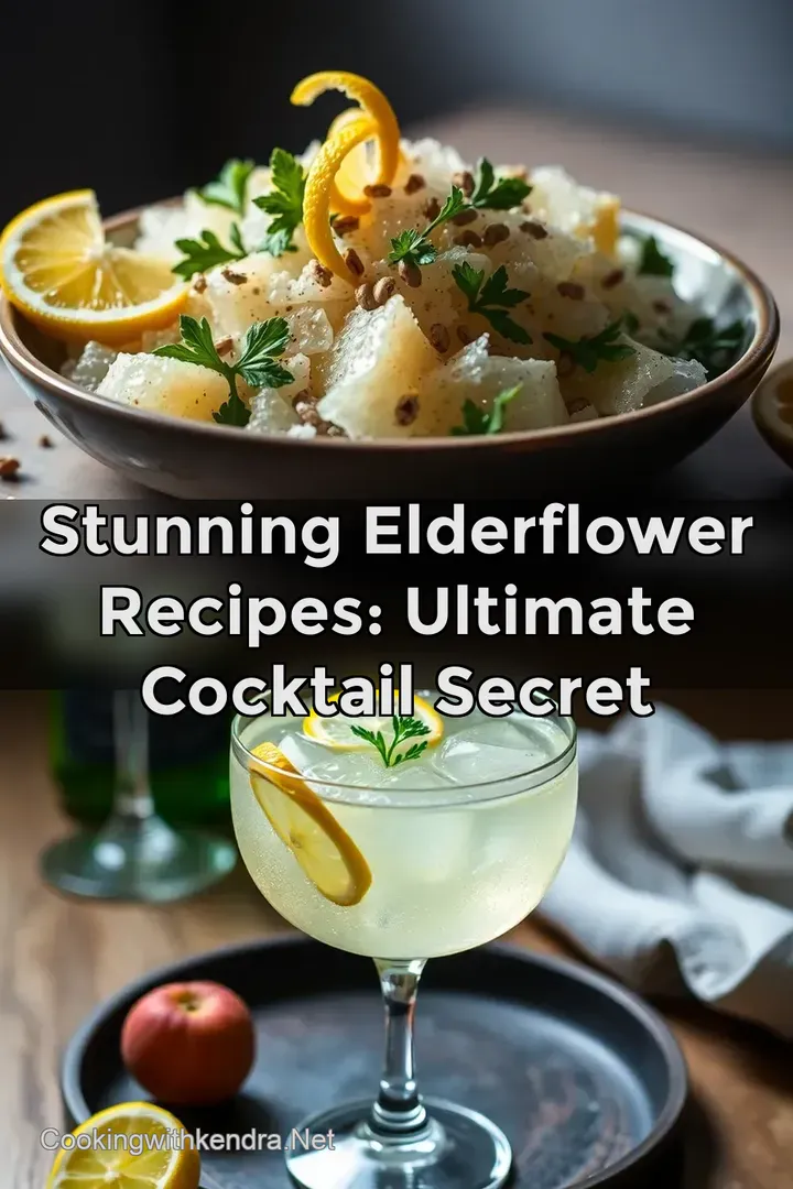 Stunning Elderflower Recipes: Ultimate Cocktail Secret