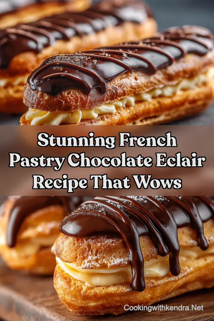 Stunning French Pastry Chocolate Eclair Recipe That Wows