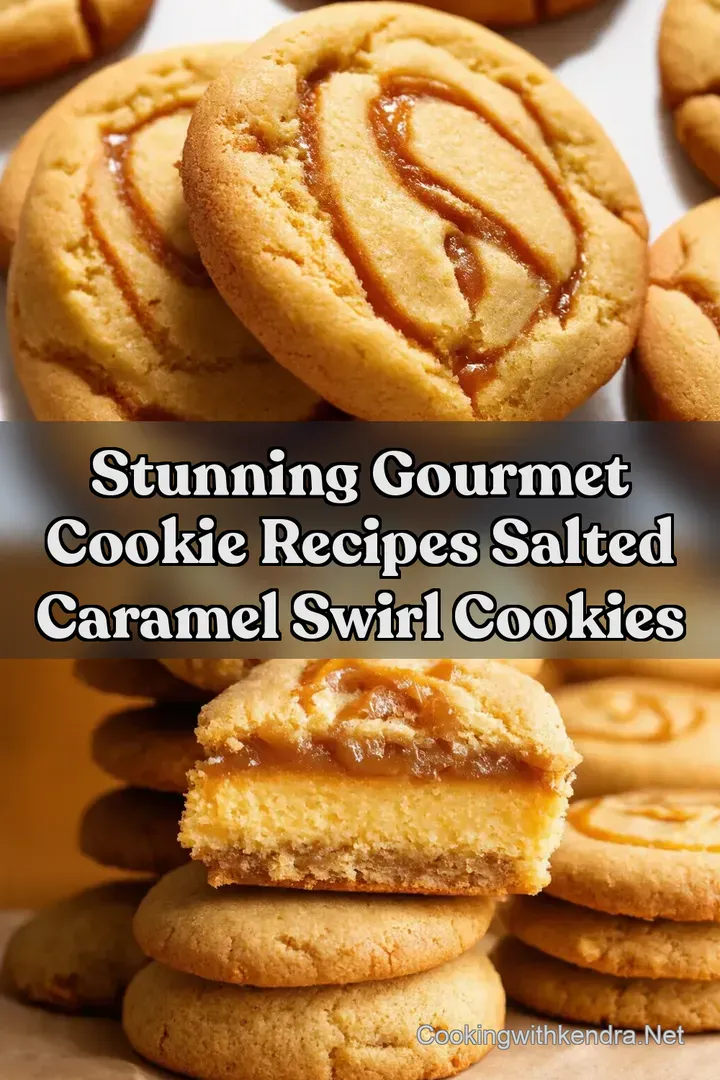 Stunning Gourmet Cookie Recipes Salted Caramel Swirl Cookies