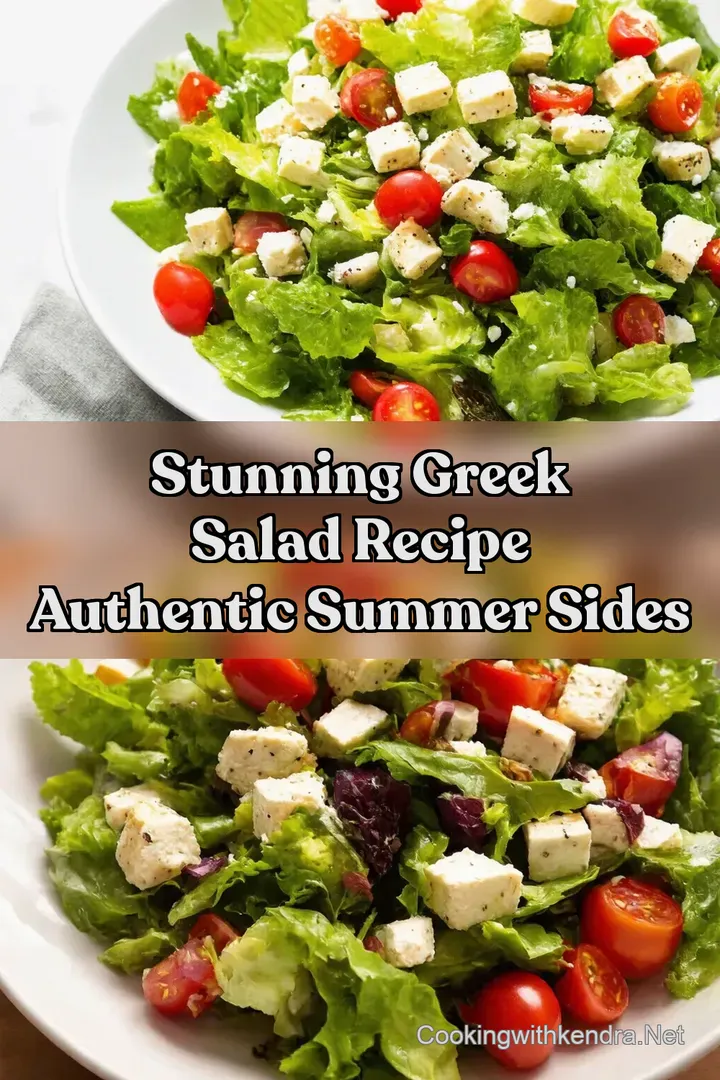 Stunning Greek Salad Recipe Authentic Summer Sides
