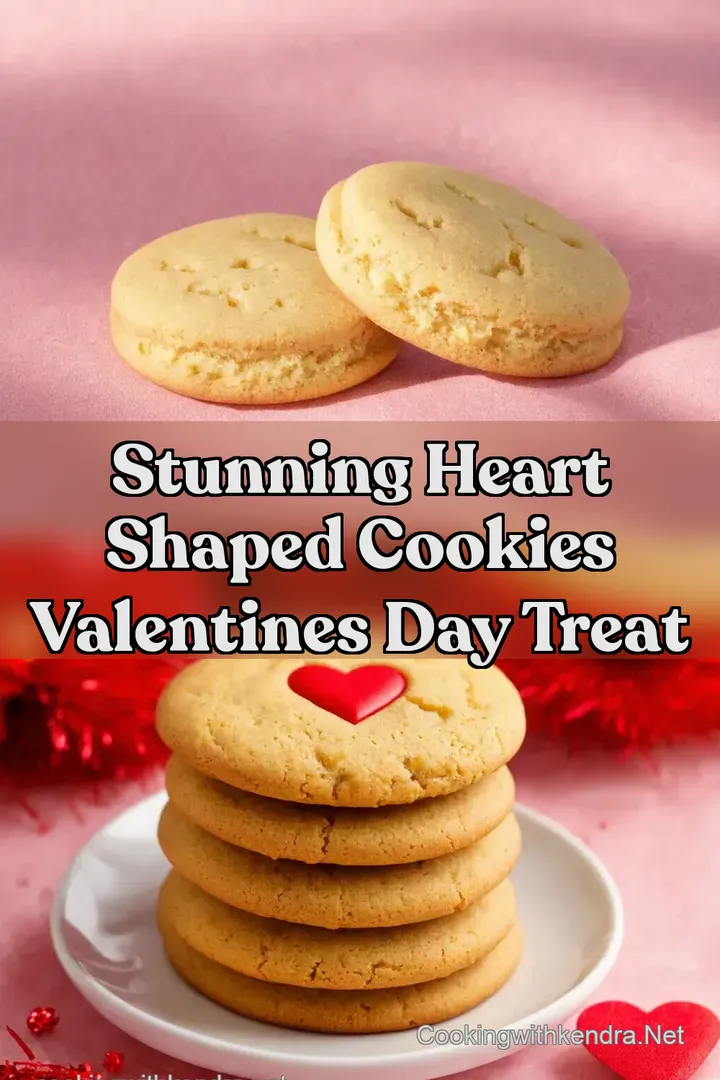 Stunning Heart Shaped Cookies Valentines Day Treat