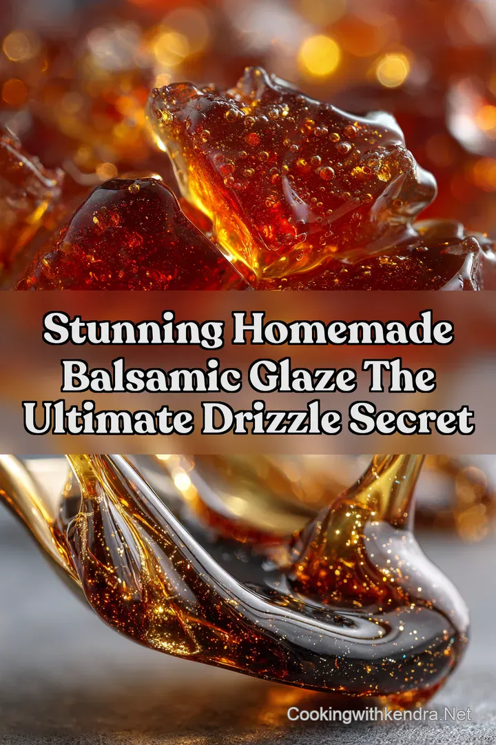 Stunning Homemade Balsamic Glaze The Ultimate Drizzle Secret