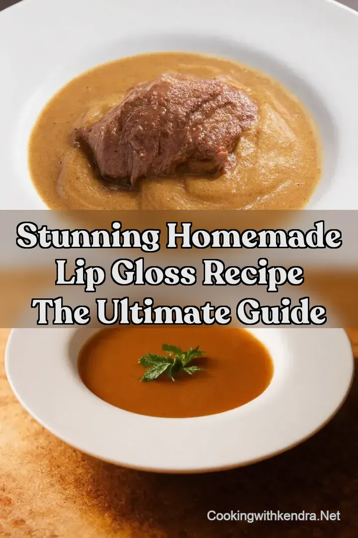 Stunning Homemade Lip Gloss Recipe The Ultimate Guide : PIN FOR LATER Stunning Homemade Lip Gloss Recipe The Ultimate Guide