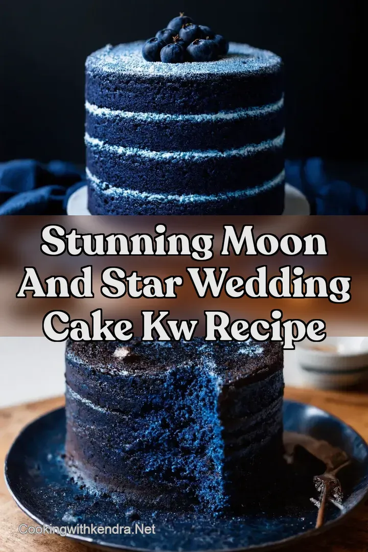 Stunning Moon And Star Wedding Cake kw Recipe