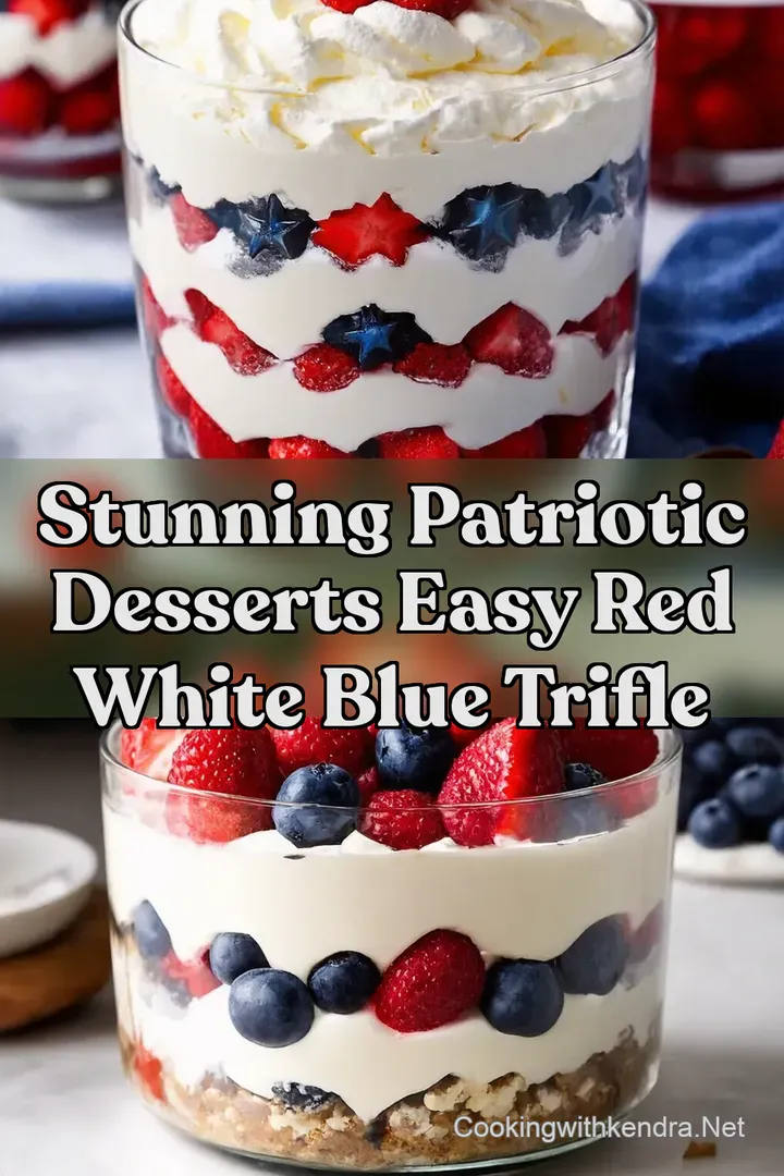Stunning Patriotic Desserts Easy Red White Blue Trifle