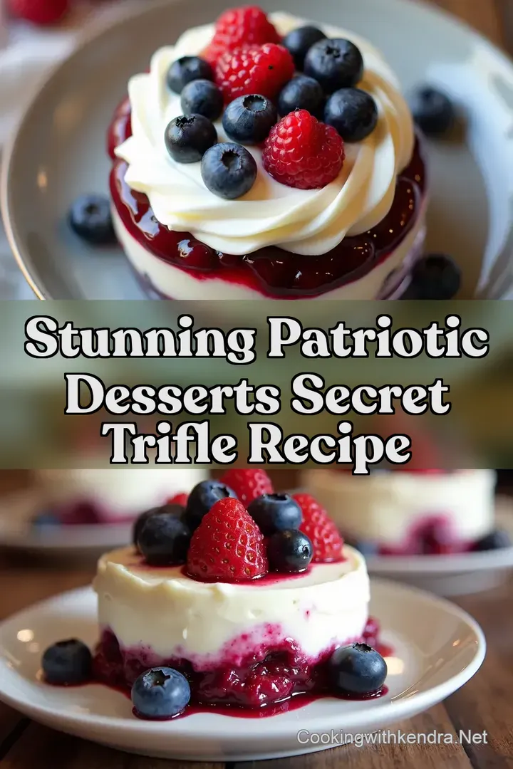 Stunning Patriotic Desserts Secret Trifle Recipe