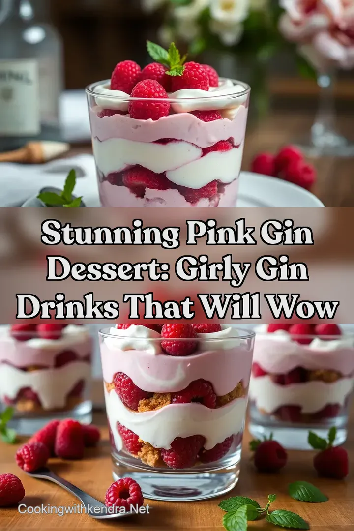 Stunning Pink Gin Dessert: Girly Gin Drinks that will wow : PIN FOR LATER Stunning Pink Gin Dessert: Girly Gin Drinks that will wow