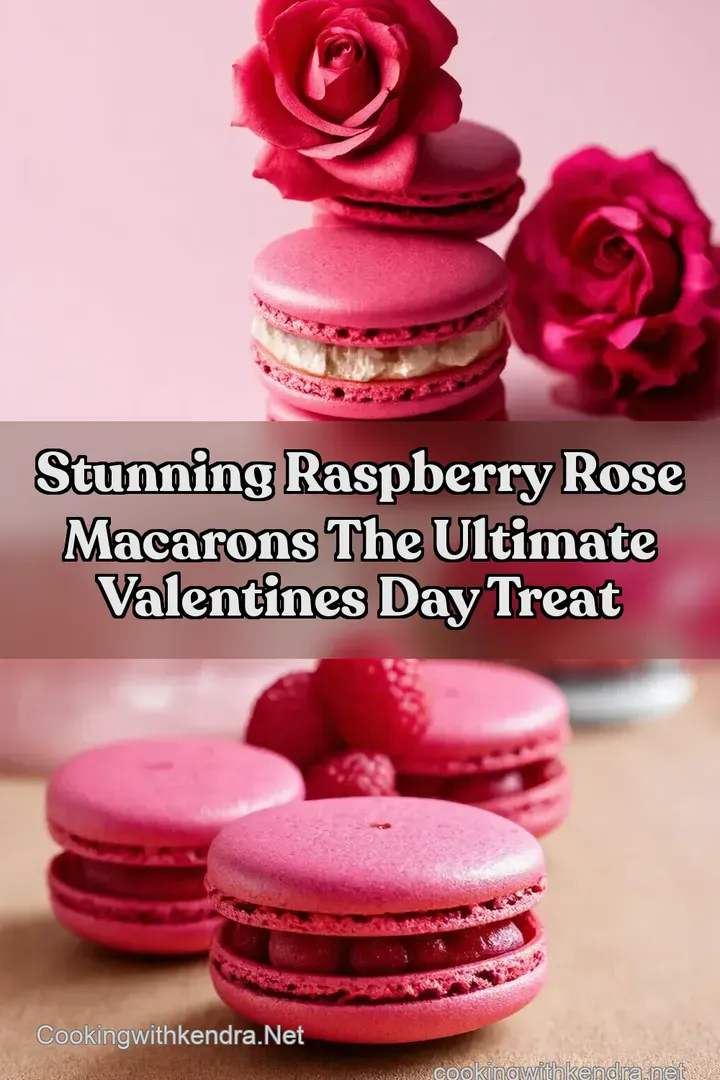 Stunning Raspberry Rose Macarons The Ultimate Valentines Day Treat
