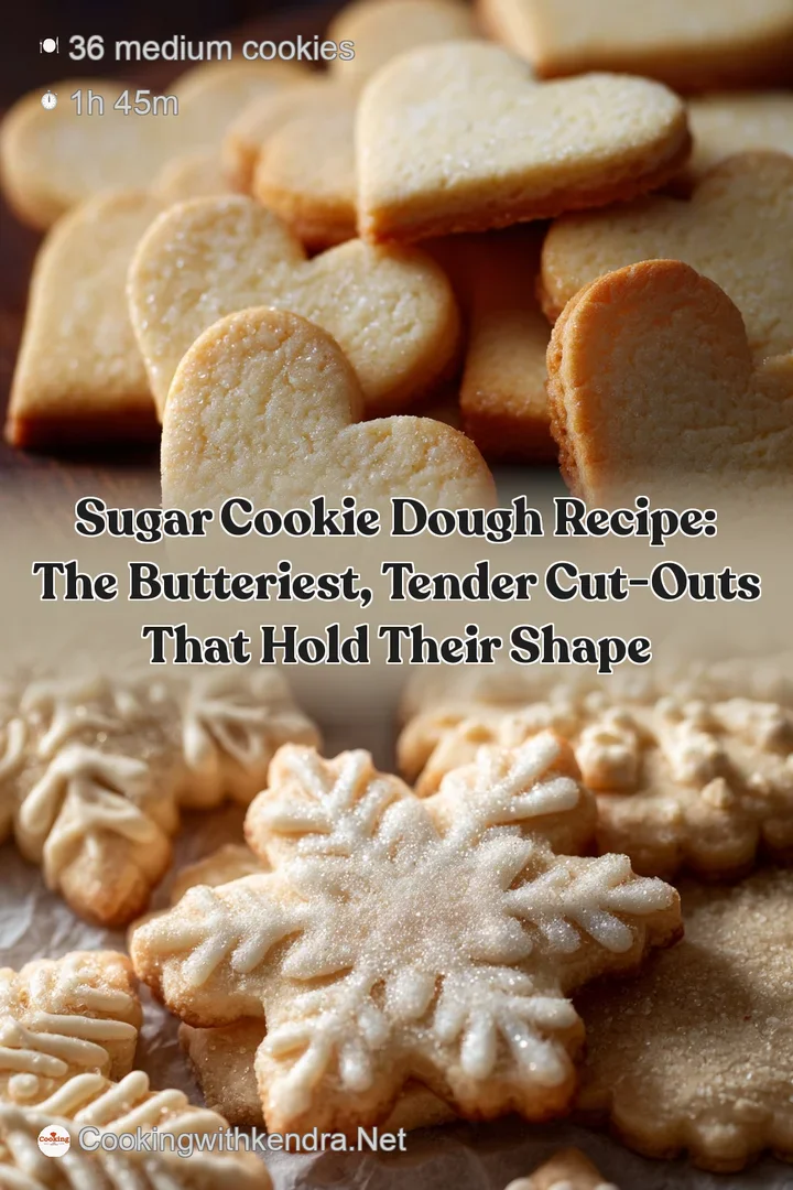 Sugar Cookie Dough Recipe: The Butteriest Tender Cut-Outs That Hold Their Shape