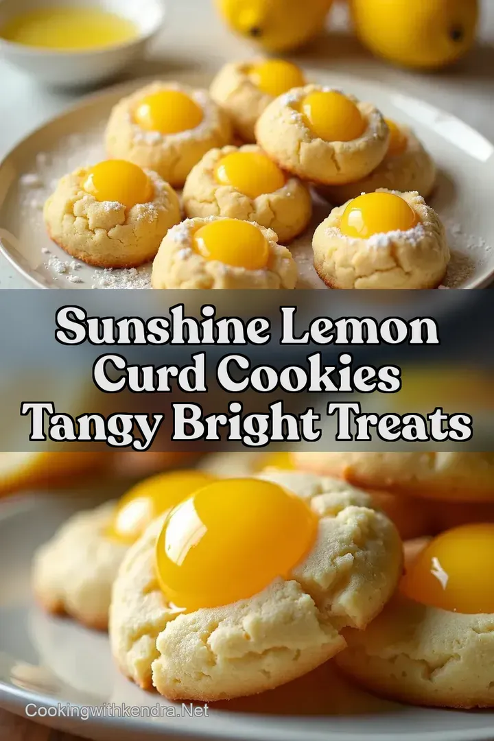 Sunshine Lemon Curd Cookies Tangy Bright Treats