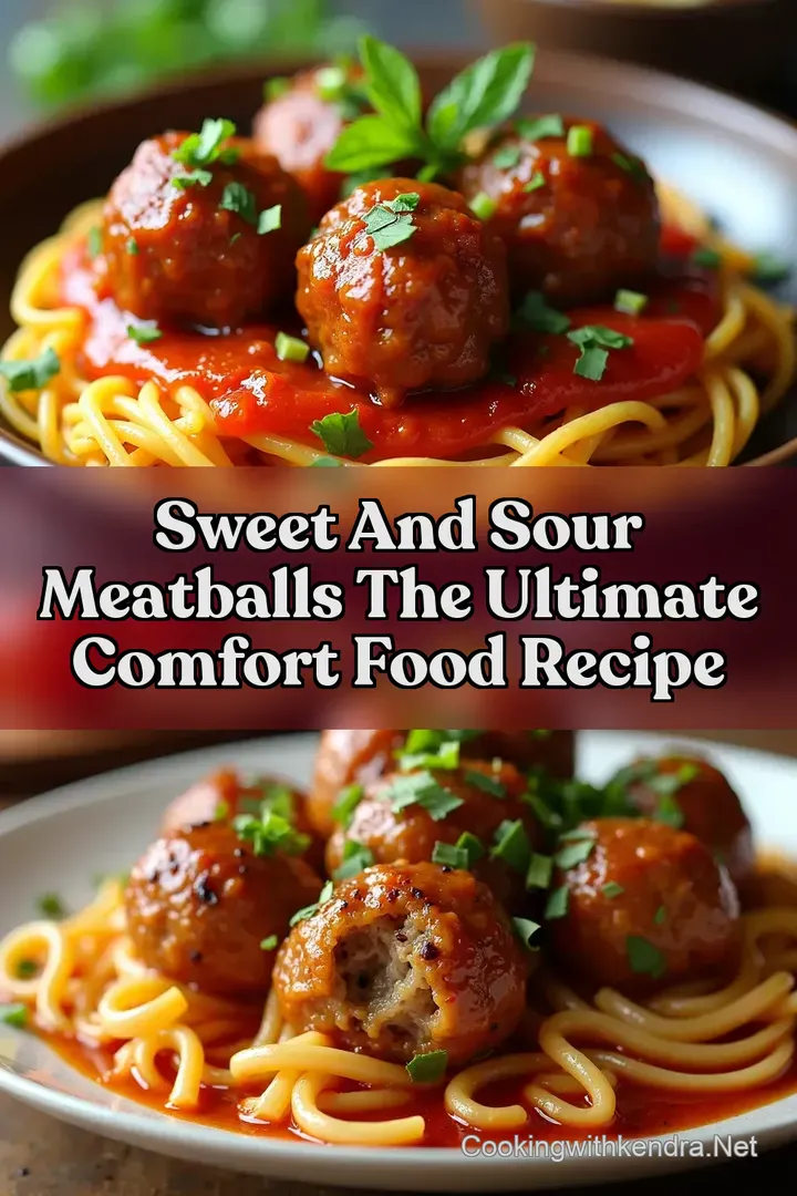 Sweet and Sour Meatballs The Ultimate Comfort Food Recipe