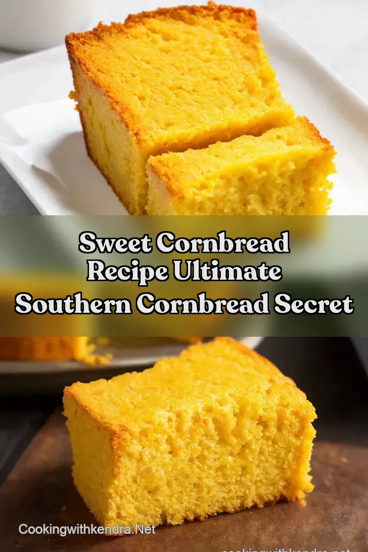 Sweet Cornbread Recipe Ultimate Southern Cornbread Secret : PIN FOR LATER Sweet Cornbread Recipe Ultimate Southern Cornbread Secret
