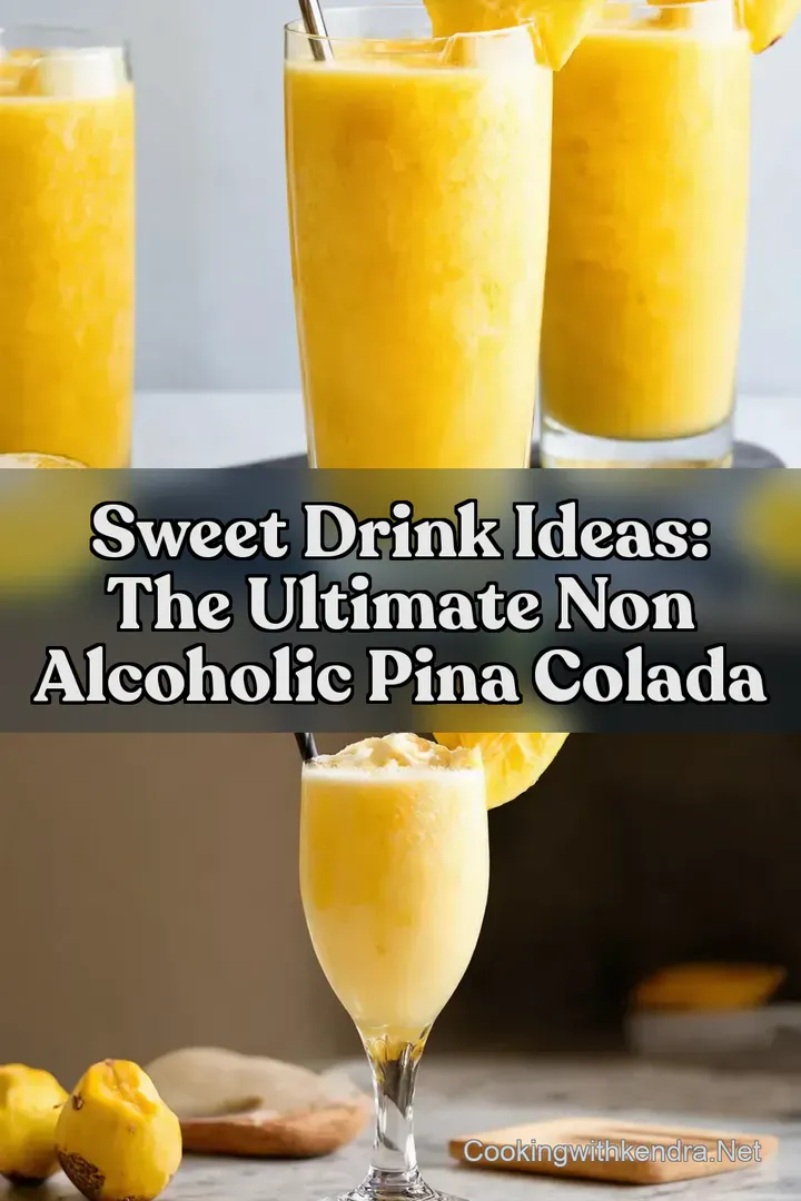 Sweet Drink Ideas: The Ultimate Non Alcoholic Pina Colada : PIN FOR LATER Sweet Drink Ideas: The Ultimate Non Alcoholic Pina Colada