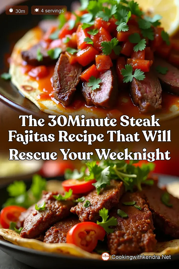 The 30Minute Steak Fajitas Recipe That Will Rescue Your Weeknight