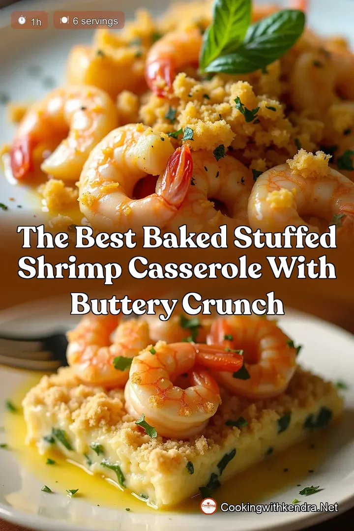 The Best Baked Stuffed Shrimp Casserole with Buttery Crunch