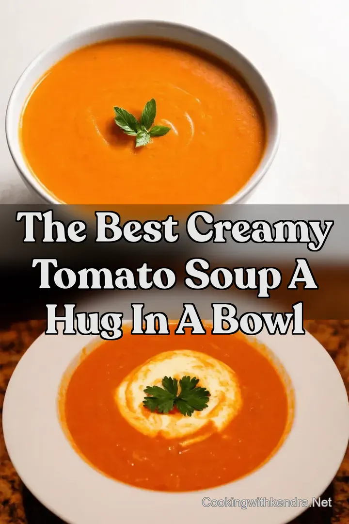 The Best Creamy Tomato Soup A Hug In A Bowl