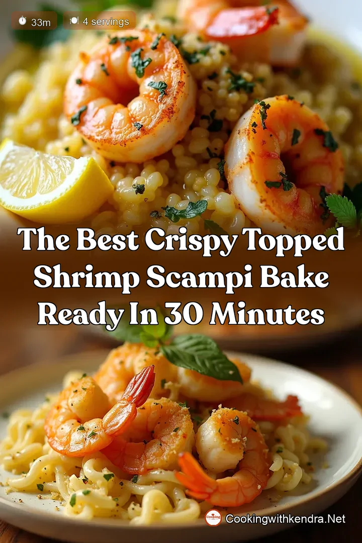 The Best Crispy Topped Shrimp Scampi Bake Ready in 30 Minutes