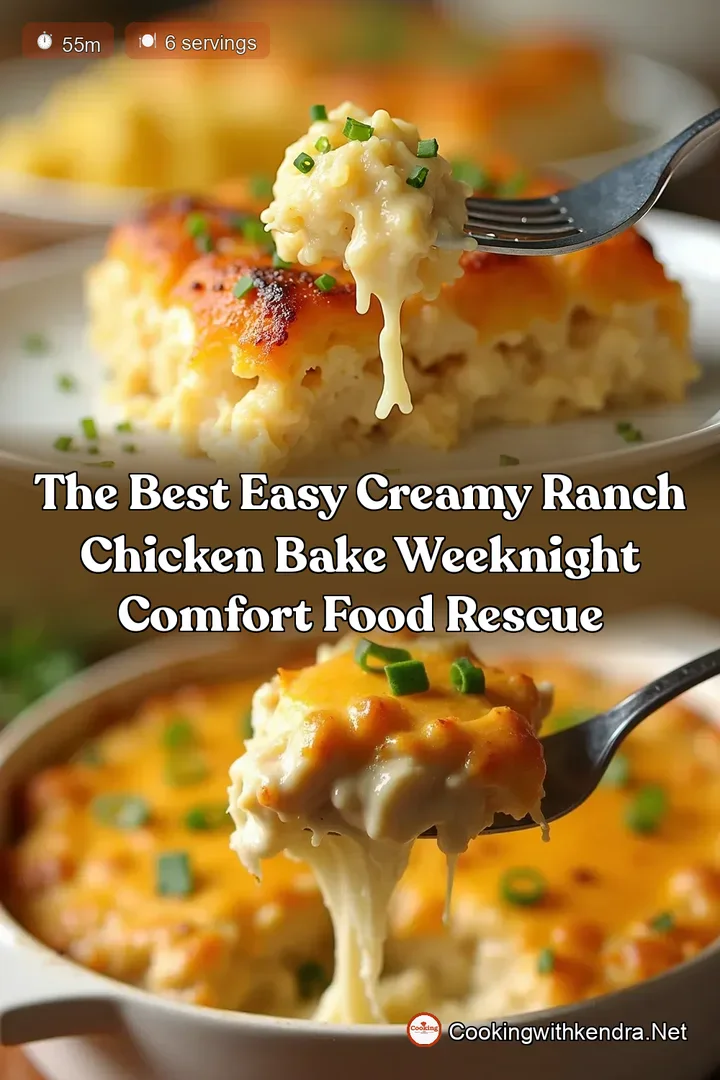 The Best Easy Creamy Ranch Chicken Bake Weeknight Comfort Food Rescue