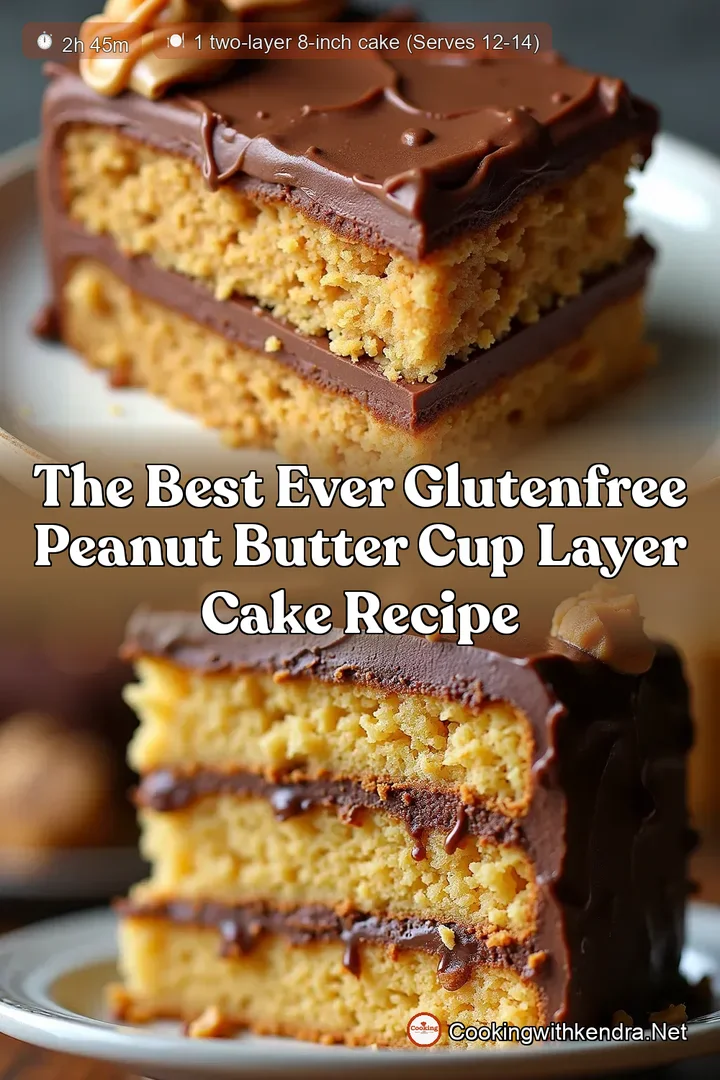 The Best Ever GlutenFree Peanut Butter Cup Layer Cake Recipe