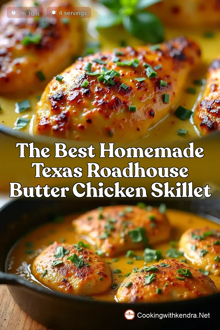 The Best Homemade Texas Roadhouse Butter Chicken Skillet