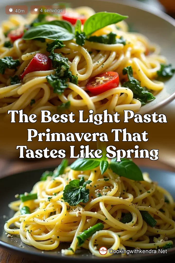 The Best Light Pasta Primavera That Tastes Like Spring