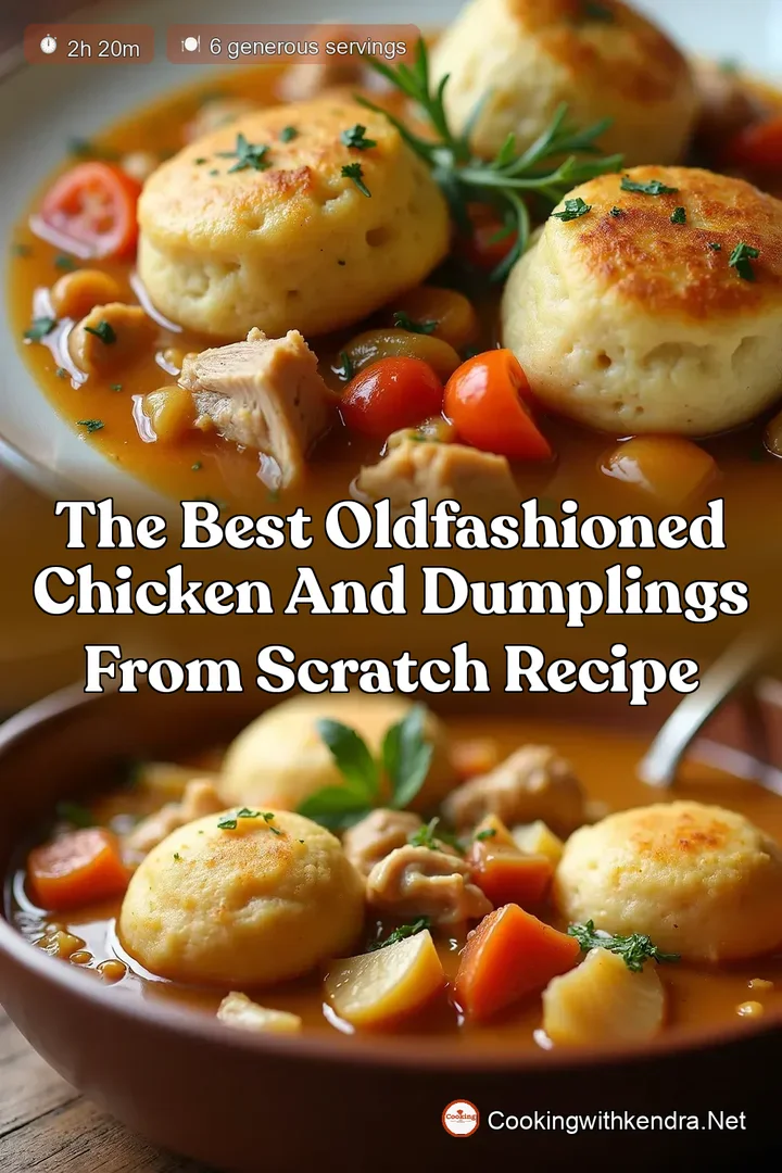 The Best OldFashioned Chicken and Dumplings From Scratch Recipe