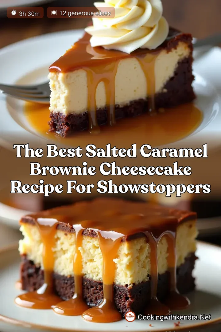 The Best Salted Caramel Brownie Cheesecake Recipe for Showstoppers