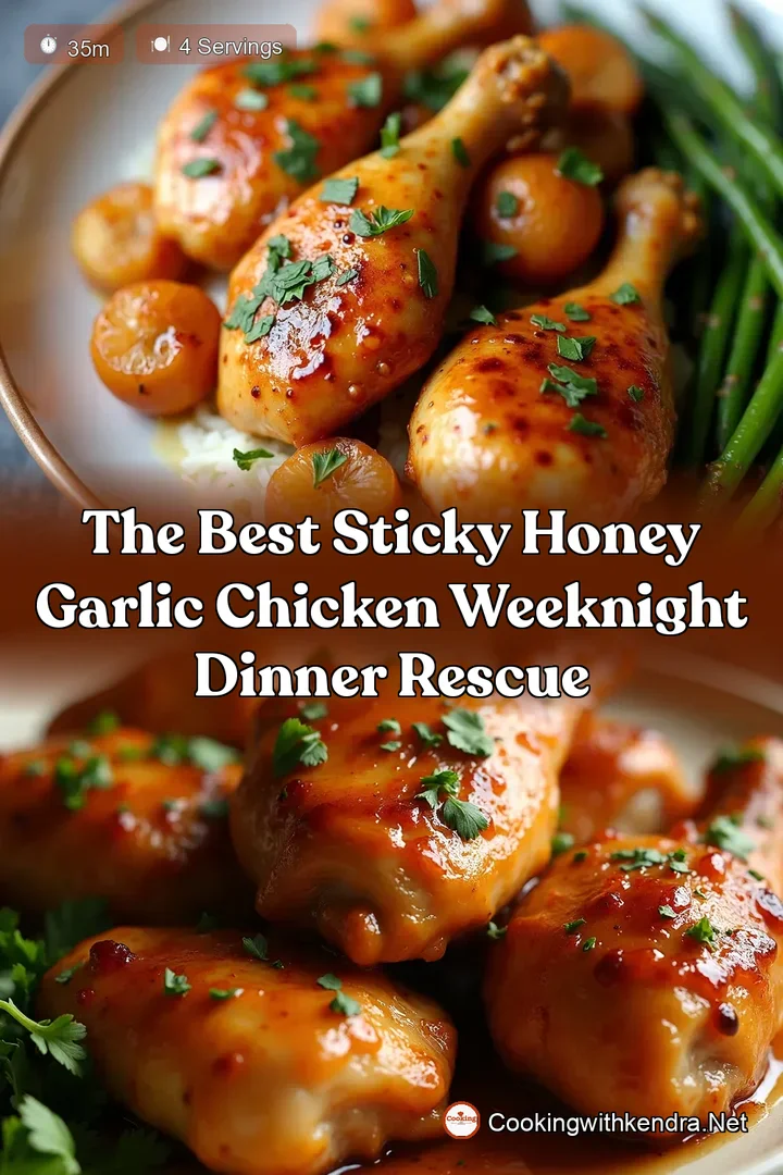 The Best Sticky Honey Garlic Chicken Weeknight Dinner Rescue