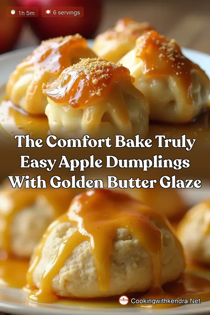 The Comfort Bake Truly Easy Apple Dumplings with Golden Butter Glaze