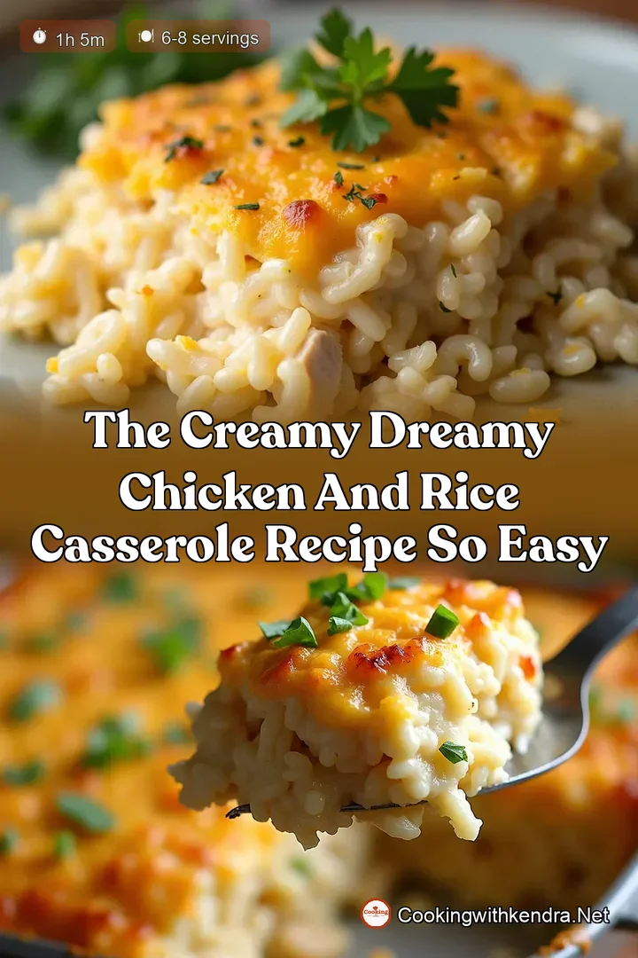 The Creamy Dreamy Chicken and Rice Casserole Recipe So Easy