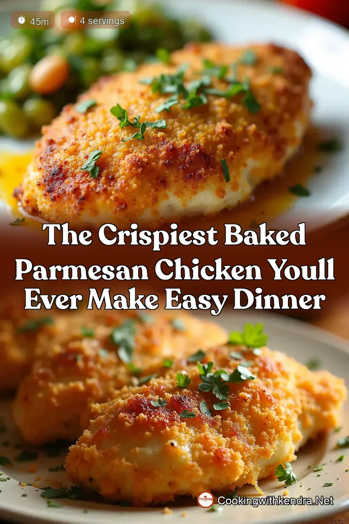 The Crispiest Baked Parmesan Chicken Youll Ever Make Easy Dinner