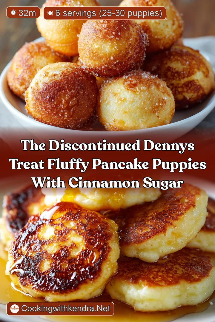 The Discontinued Dennys Treat Fluffy Pancake Puppies with Cinnamon Sugar
