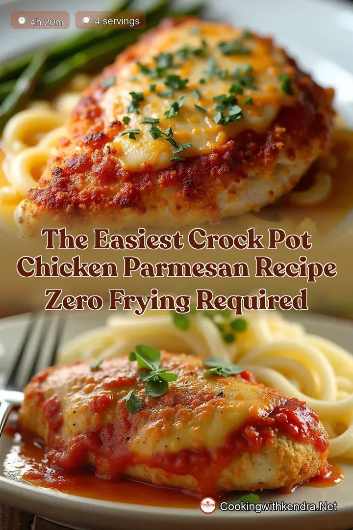 The Easiest Crock Pot Chicken Parmesan Recipe Zero Frying Required