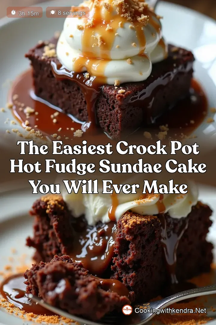 The Easiest Crock Pot Hot Fudge Sundae Cake You Will Ever Make