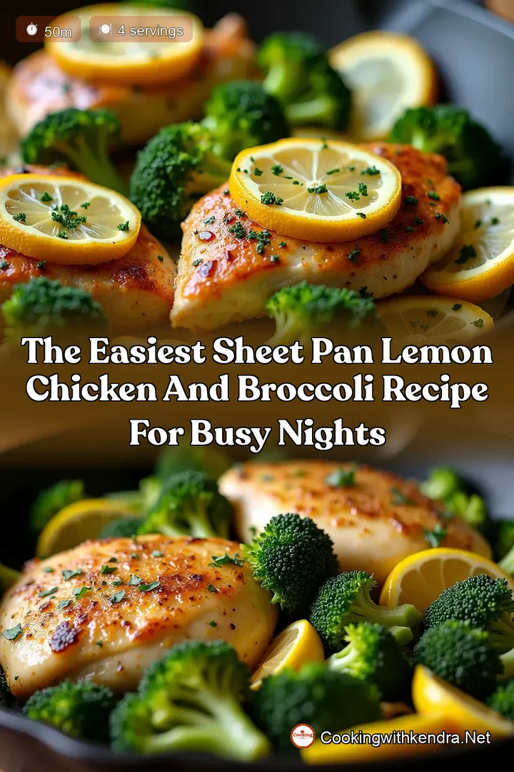 The Easiest Sheet Pan Lemon Chicken and Broccoli Recipe for Busy Nights