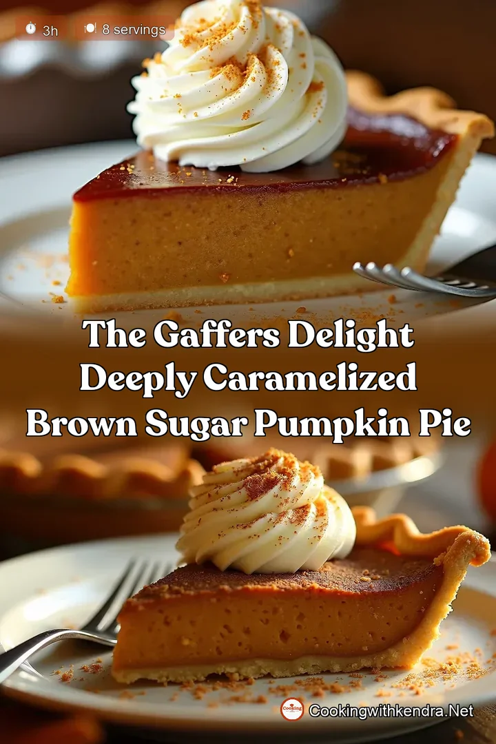 The Gaffers Delight Deeply Caramelized Brown Sugar Pumpkin Pie