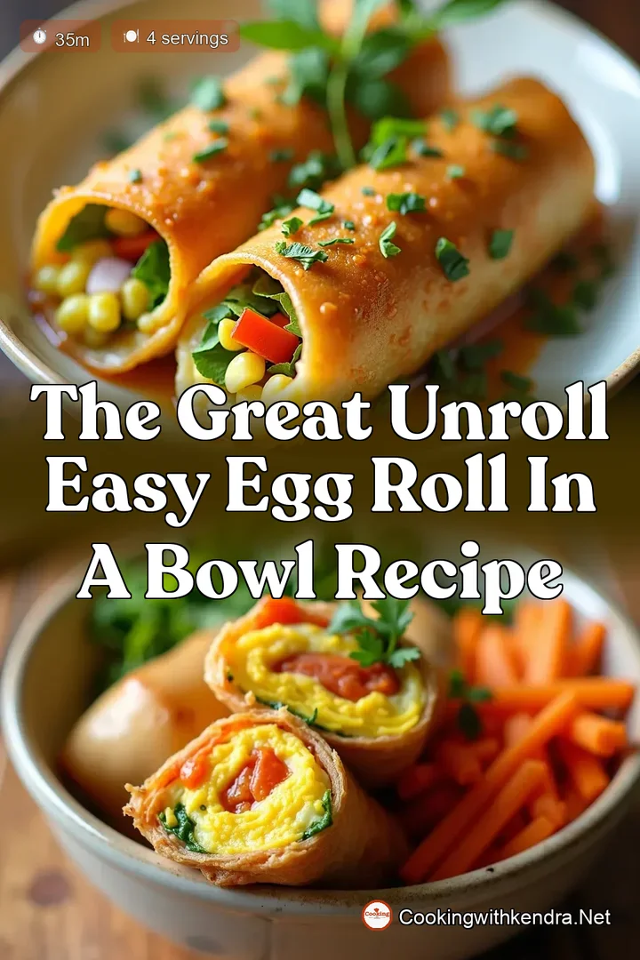 The Great Unroll Easy Egg Roll in a Bowl Recipe