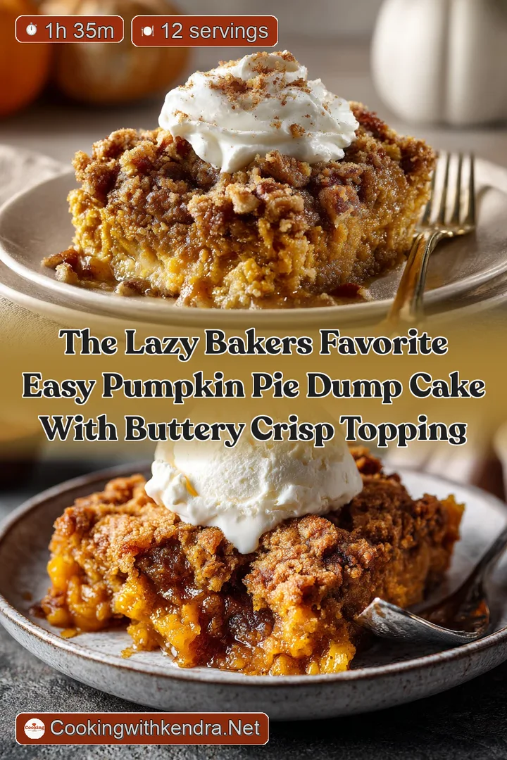 The Lazy Bakers Favorite Easy Pumpkin Pie Dump Cake with Buttery Crisp Topping