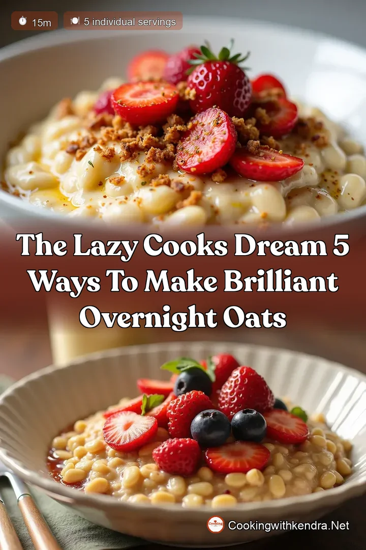 The Lazy Cooks Dream 5 Ways to Make Brilliant Overnight Oats