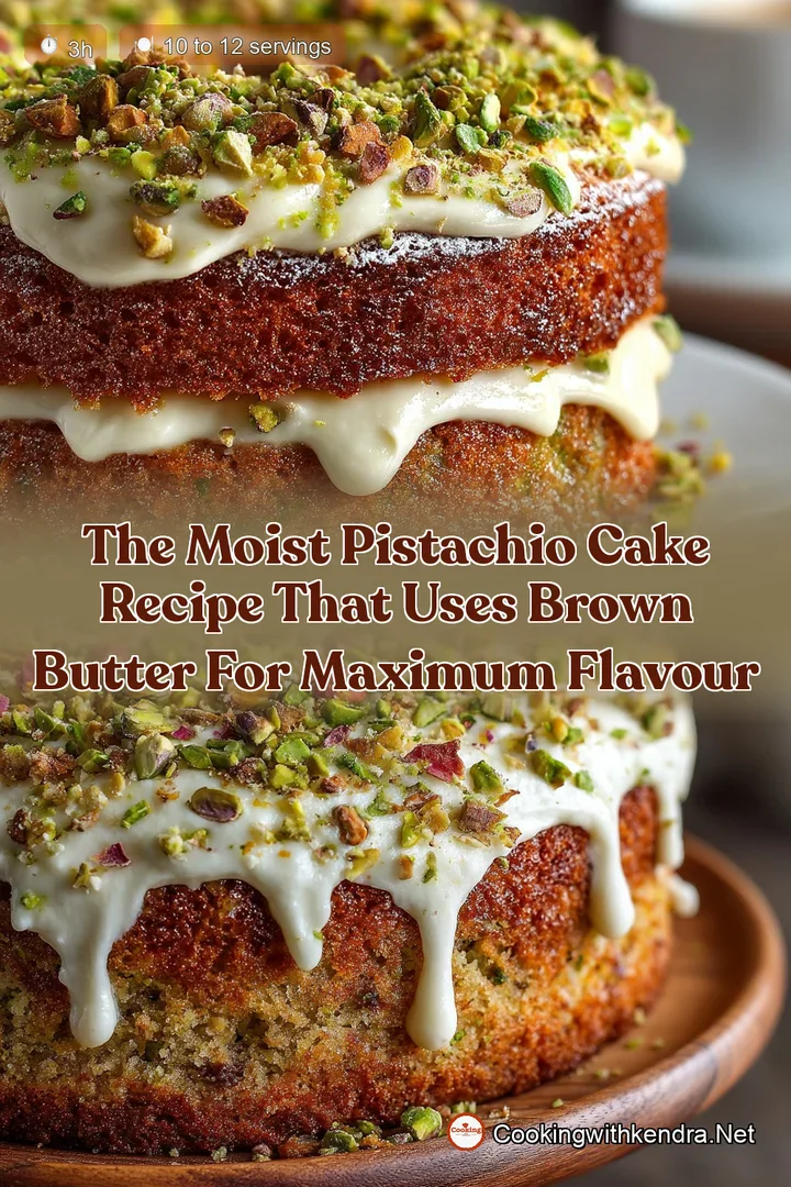 The Moist Pistachio Cake Recipe That Uses Brown Butter for Maximum Flavour