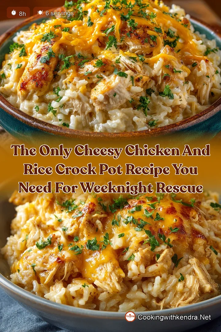 The Only Cheesy Chicken and Rice Crock Pot Recipe You Need for Weeknight Rescue